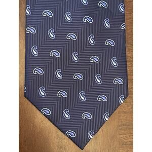 Versa Blue Hand Made 100% Silk Men’s Neck Tie Made In China